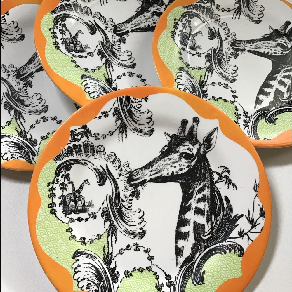 Anthropologie Melamine Plates; Set Of 8